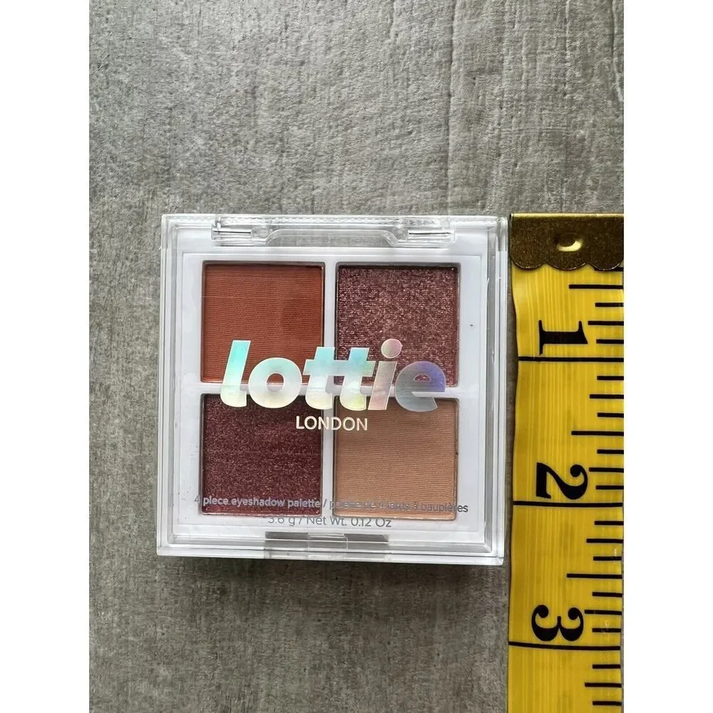 LOTTIE LONDON Eyeshadow Quad The Rusts 3.6 g 0.12oz NEW & Sealed Shimmer & Matte